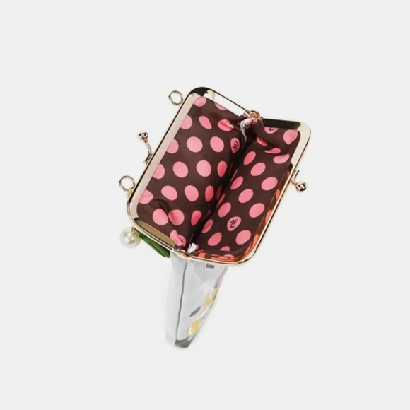 Nicole Lee USA Printed Kisslock Phone and Sunglass Purse - Picture 4 of 5